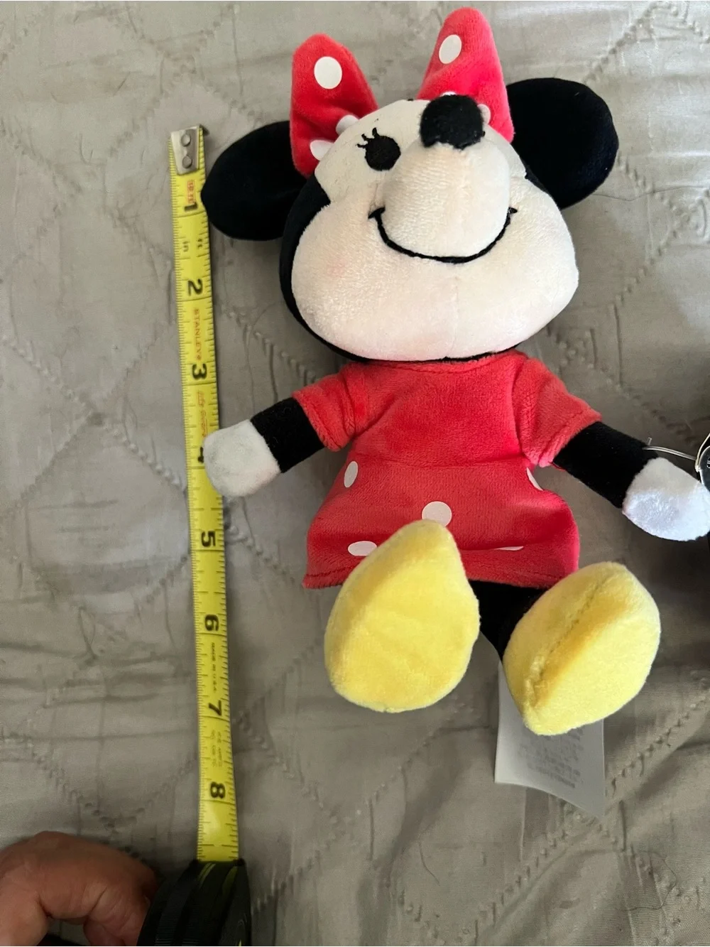 Disney Minnie Mouse nuiMOS plush toy Red Bow polka dots NWT